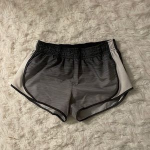 Grey athletic shorts